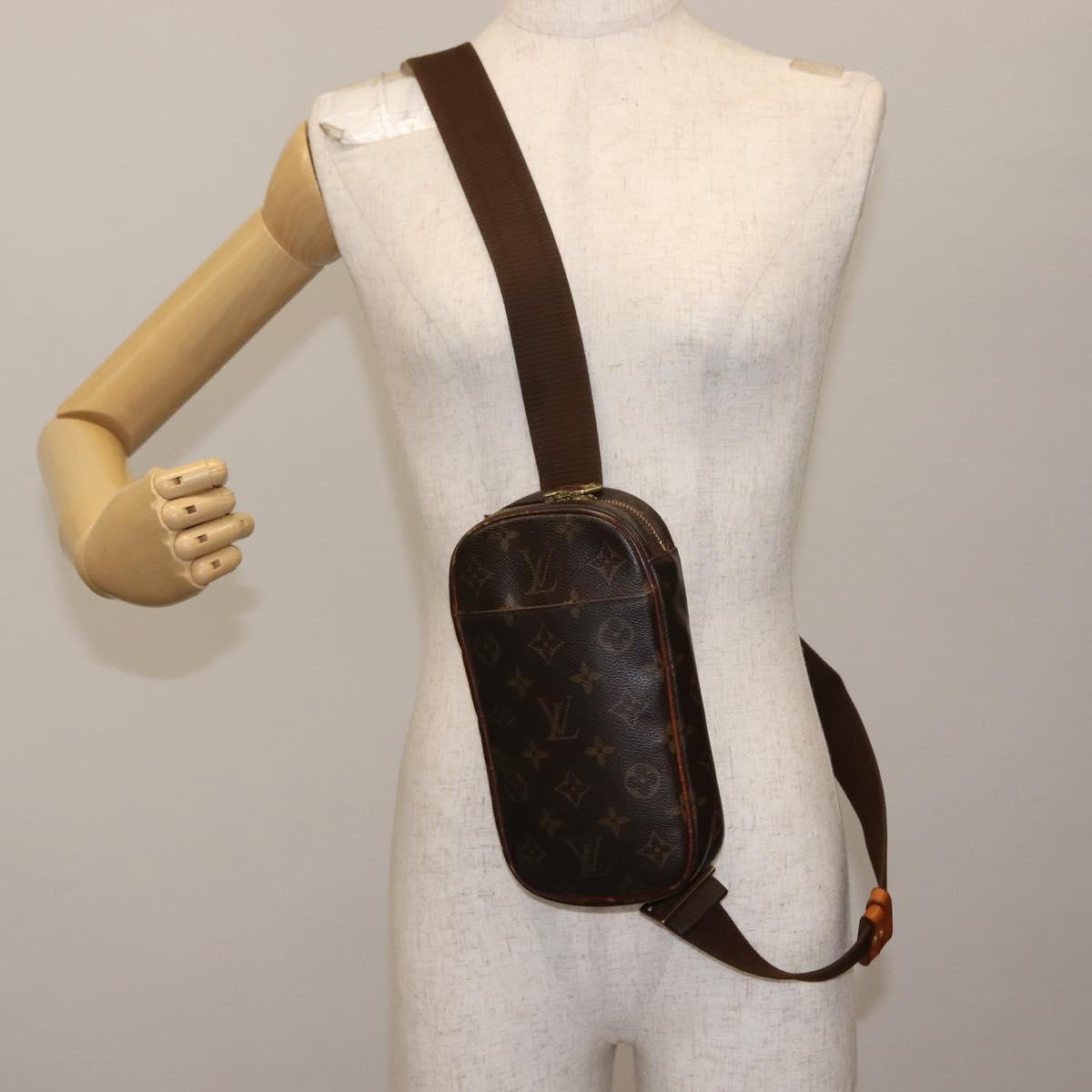 LOUIS VUITTON Monogram Pochette Gange Shoulder Bag M51870 LV Auth 147245