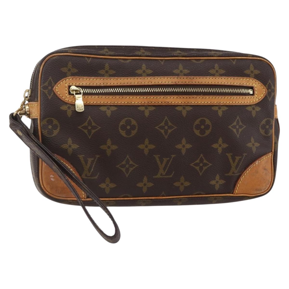 LOUIS VUITTON Monogram Marly Dragonne GM Clutch Bag M51825 LV Auth 147247