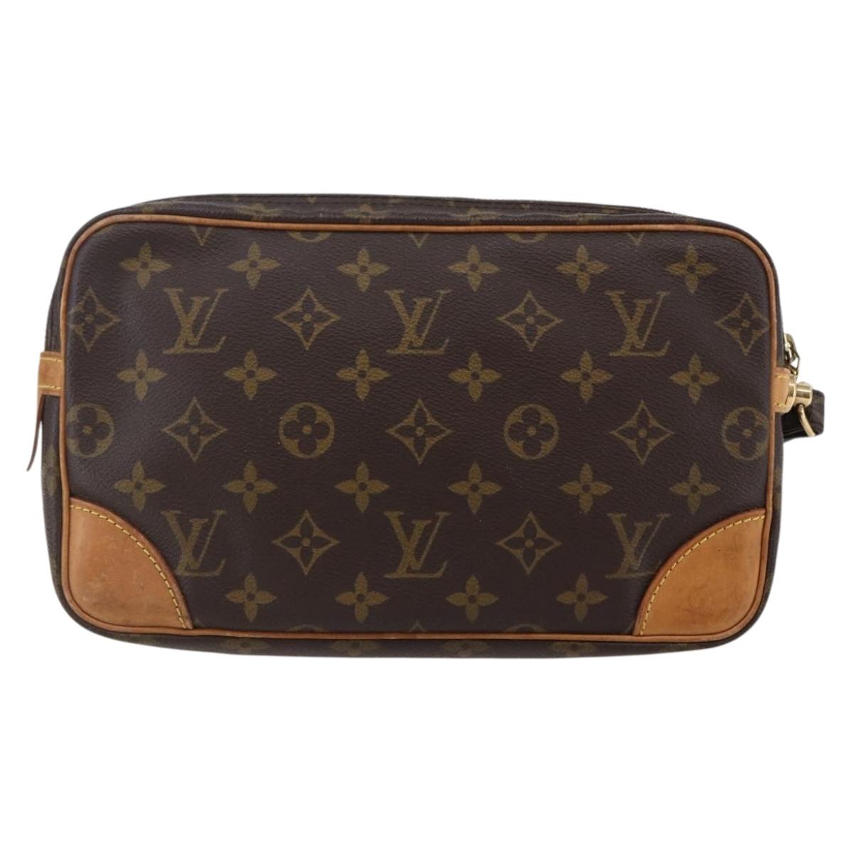 LOUIS VUITTON Monogram Marly Dragonne GM Clutch Bag M51825 LV Auth 147247