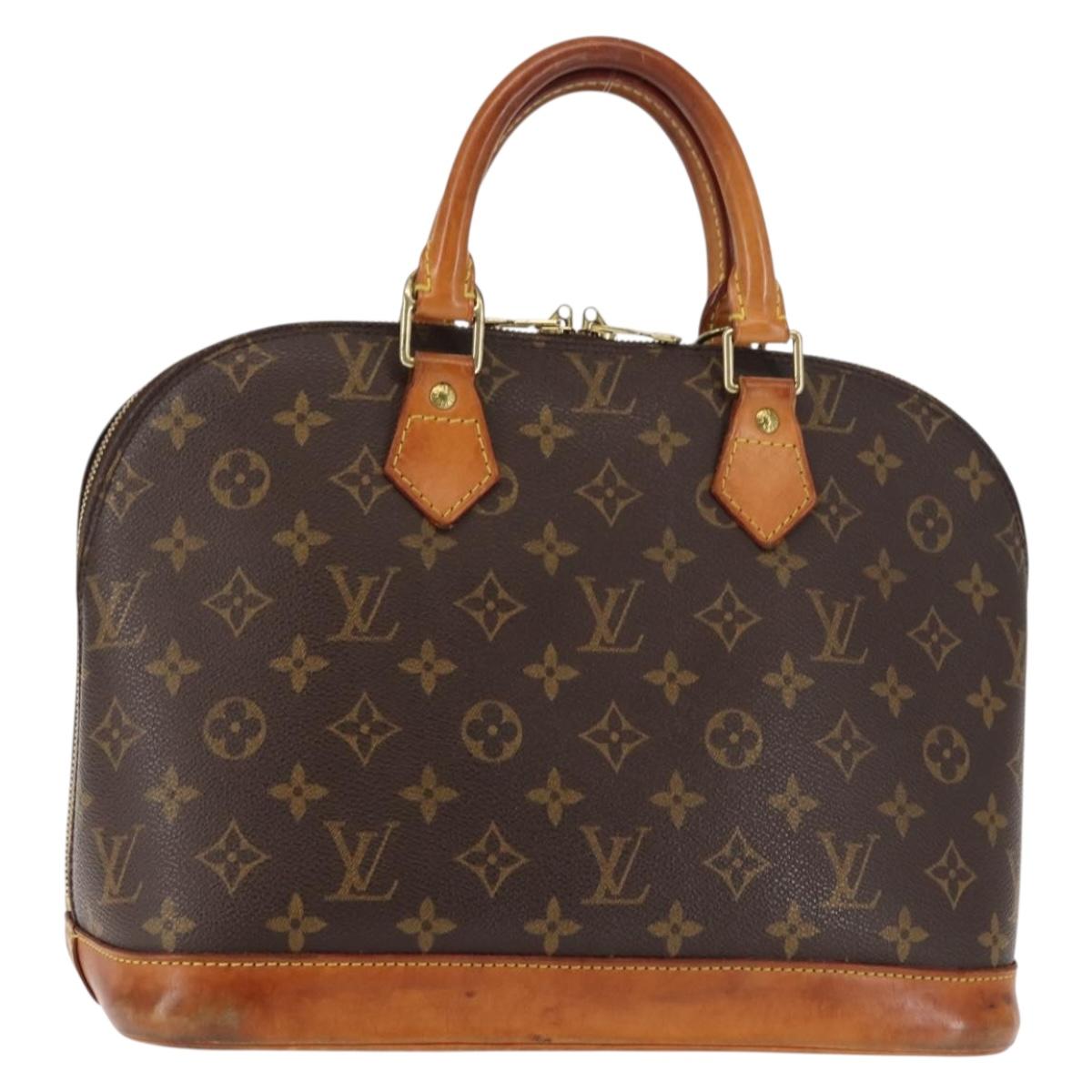 LOUIS VUITTON Monogram Alma Hand Bag M51130 LV Auth 147248