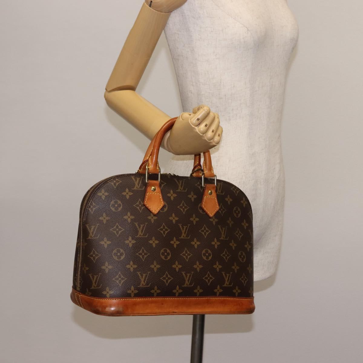 LOUIS VUITTON Monogram Alma Hand Bag M51130 LV Auth 147248