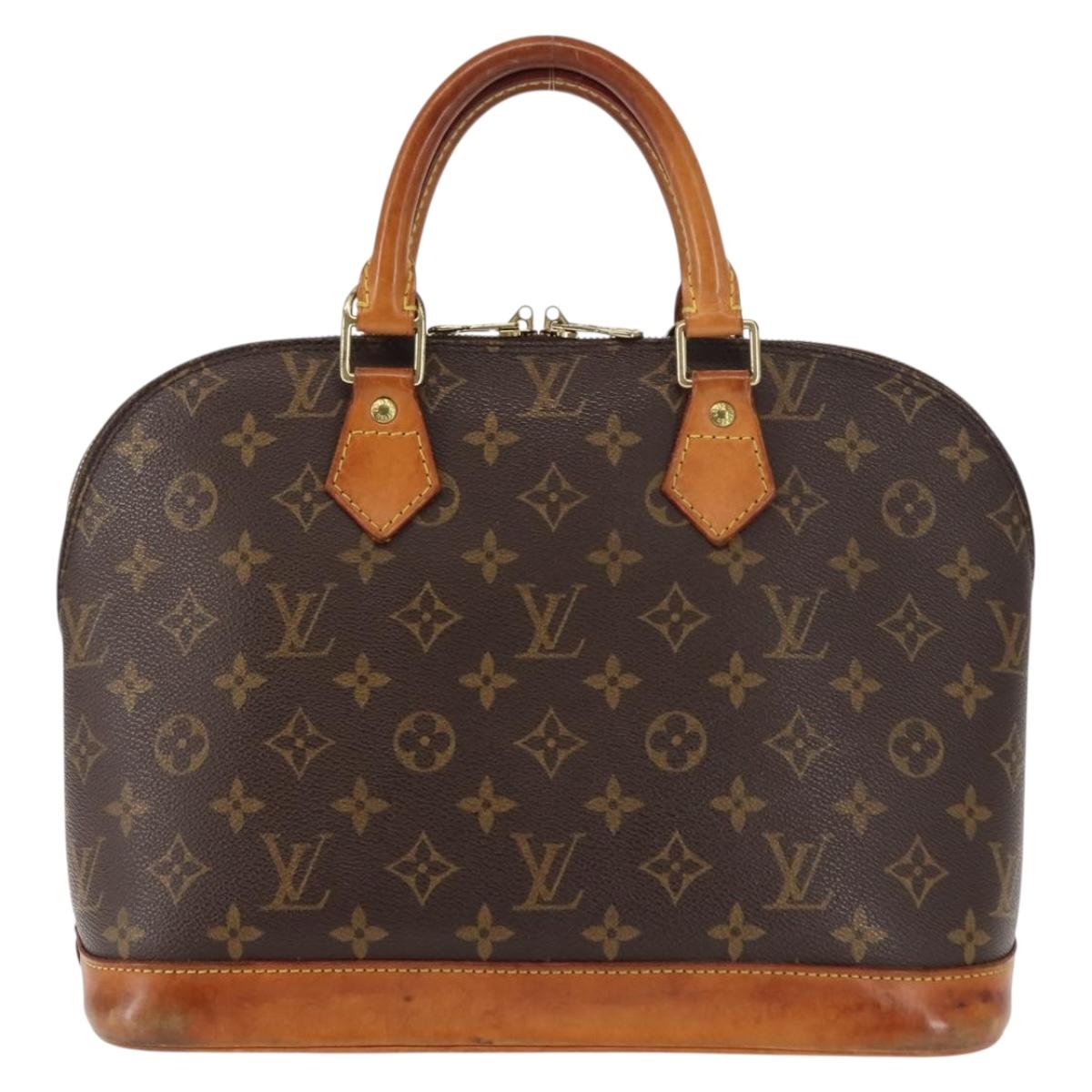 LOUIS VUITTON Monogram Alma Hand Bag M51130 LV Auth 147248