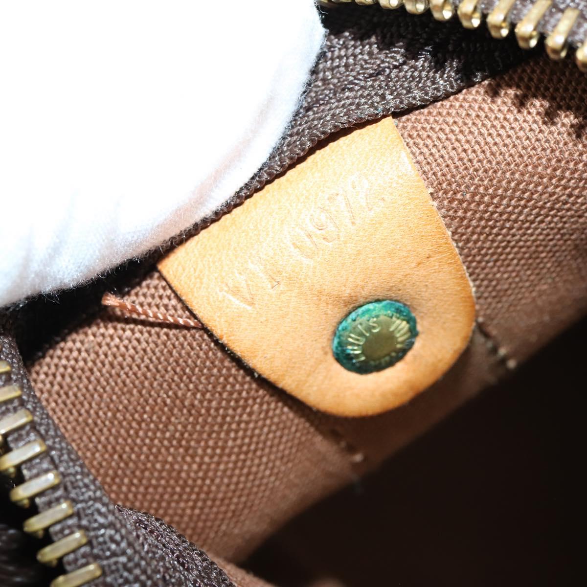 LOUIS VUITTON Monogram Keepall Bandouliere 60 Boston Bag M41412 LV Auth 147250