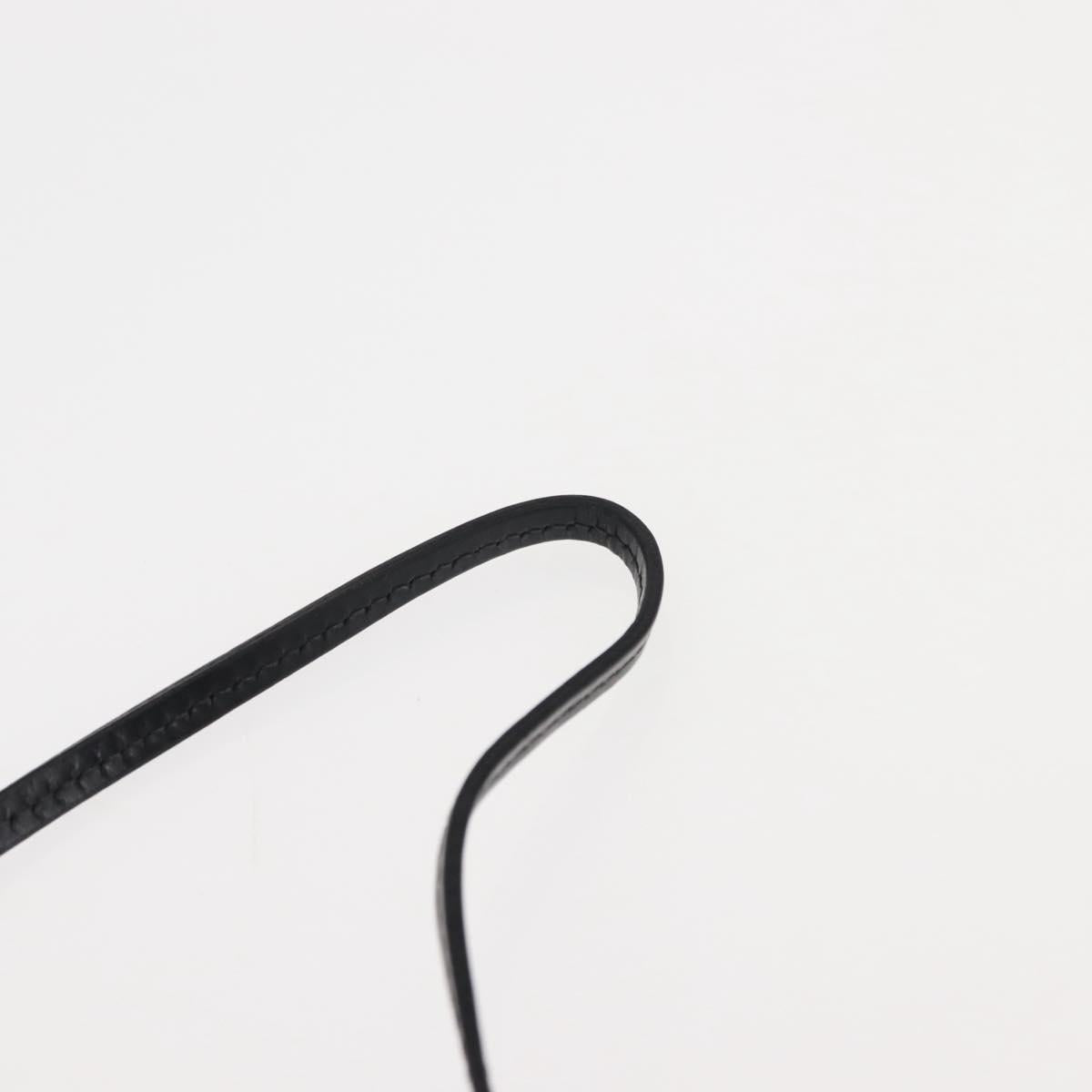 LOUIS VUITTON Epi Porte CartesID Bandouliere Card Case Black M60082 Auth 147251