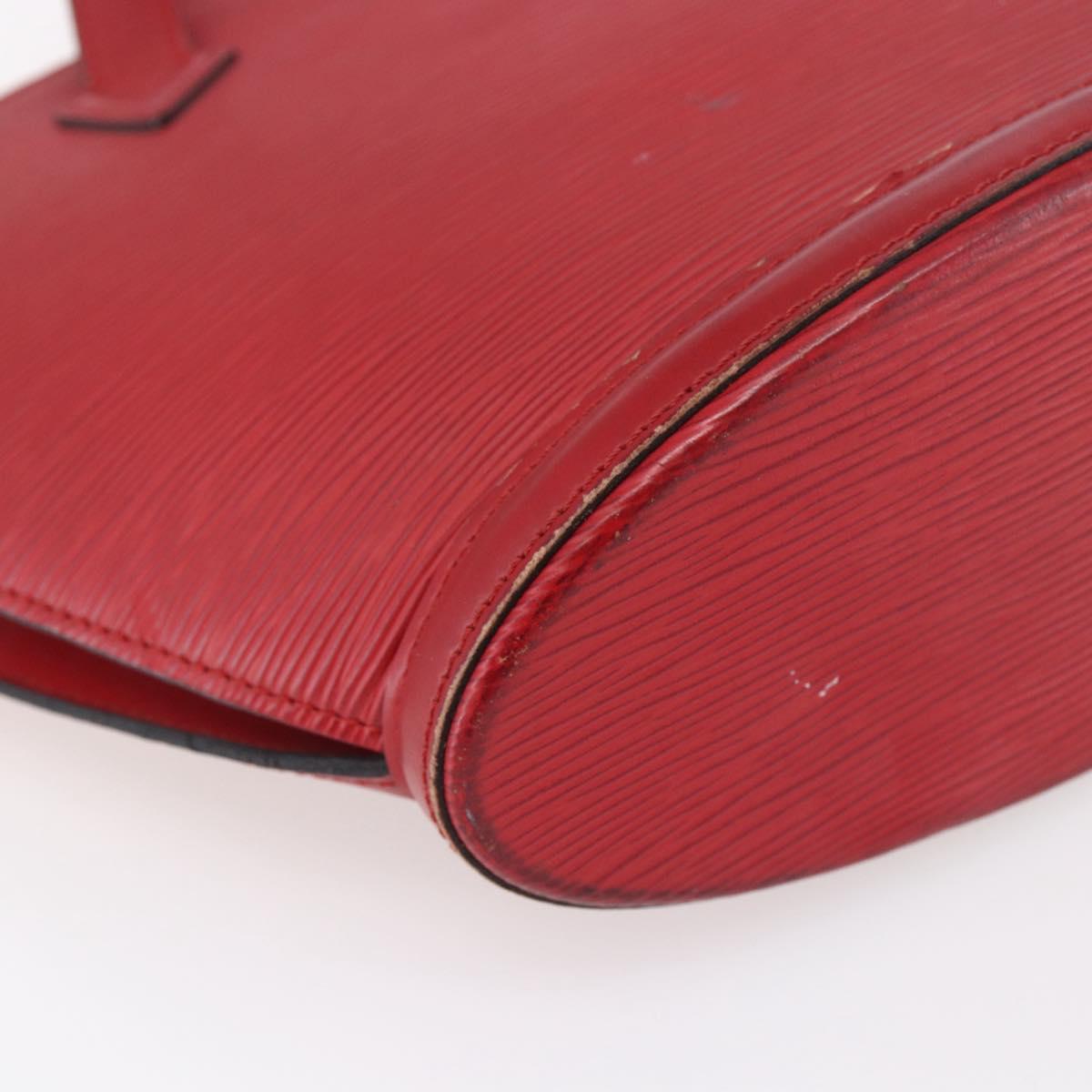 LOUIS VUITTON Epi Saint Jacques Shoulder Bag Red M52277 LV Auth 147252