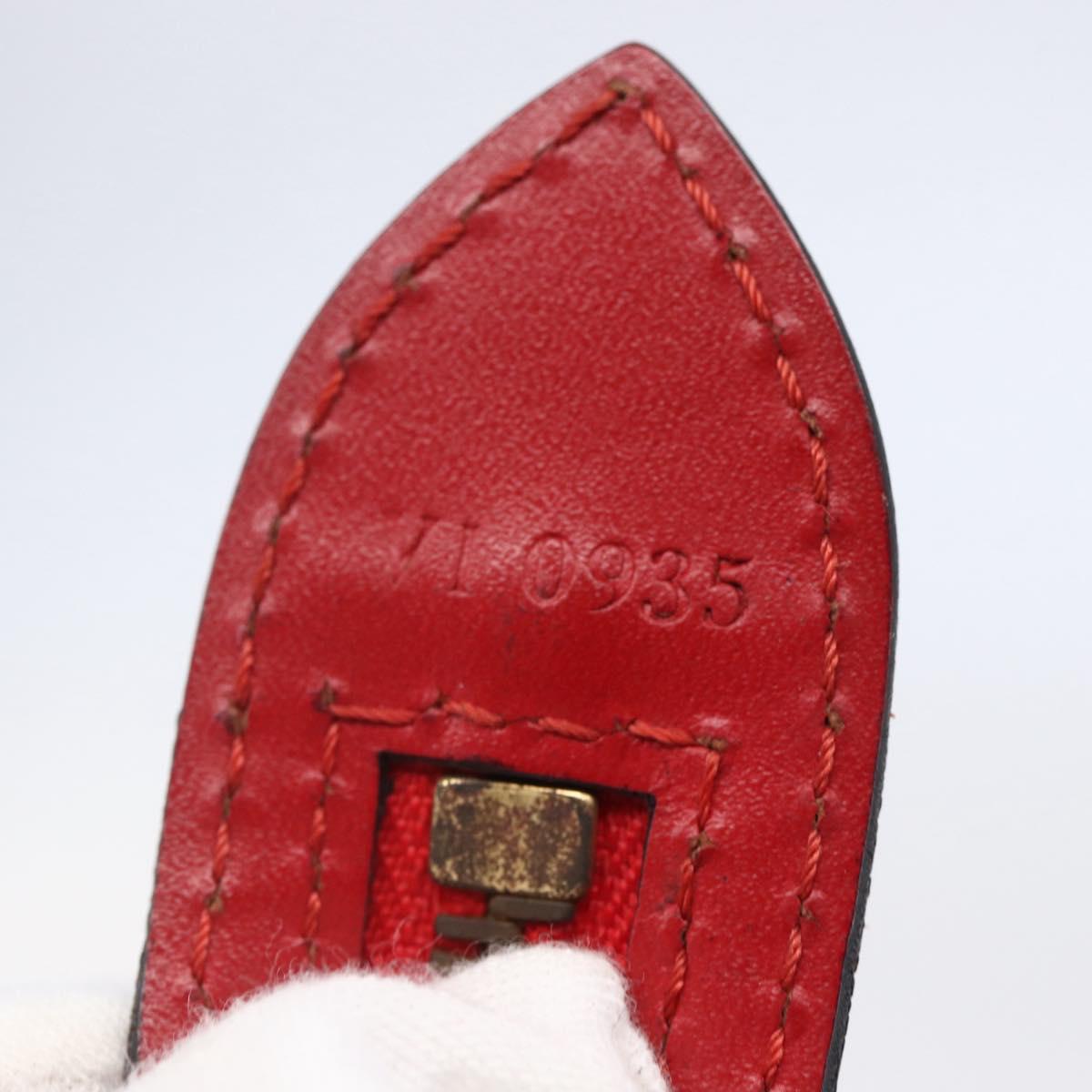 LOUIS VUITTON Epi Saint Jacques Shoulder Bag Red M52277 LV Auth 147252