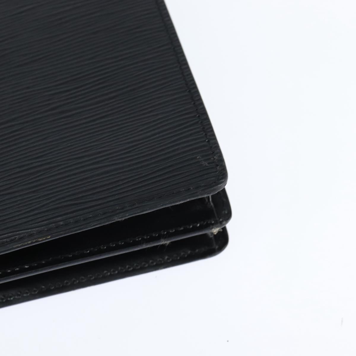 LOUIS VUITTON Epi Angian Shoulder Bag 2way Black M52112 LV Auth 147253