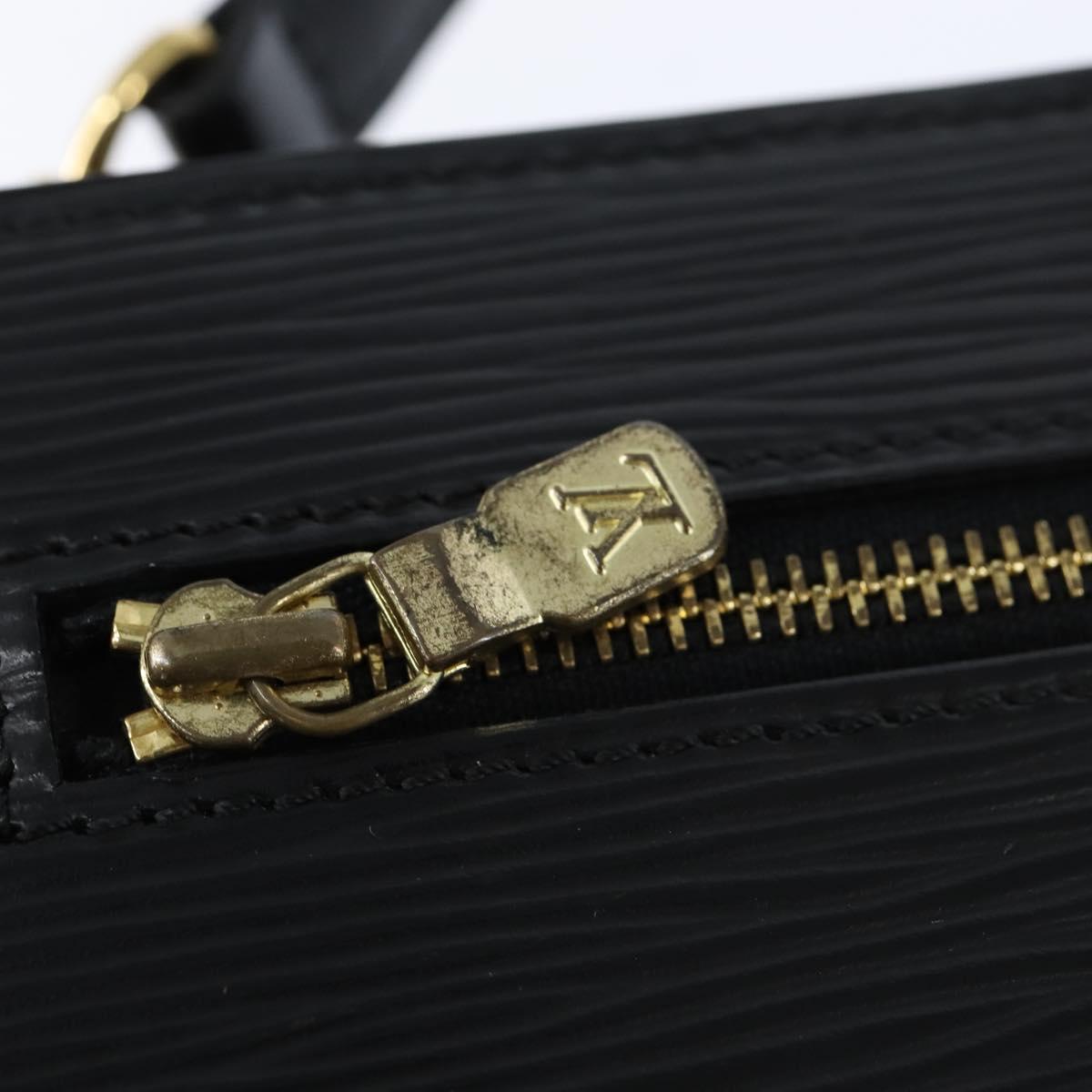 LOUIS VUITTON Epi Angian Shoulder Bag 2way Black M52112 LV Auth 147253