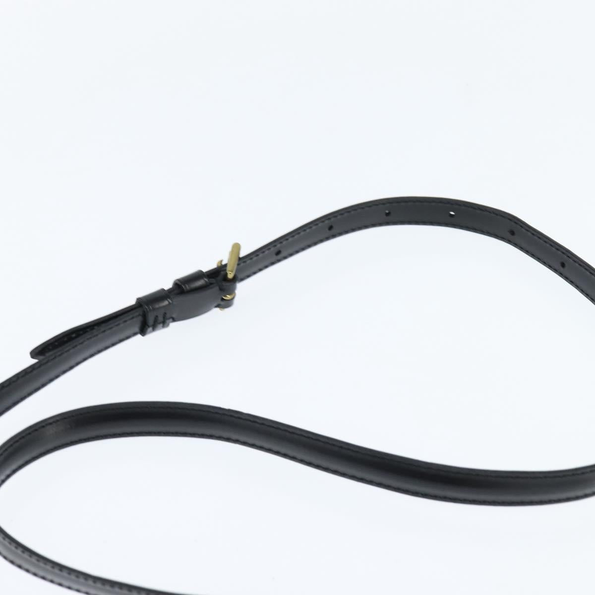 LOUIS VUITTON Epi Angian Shoulder Bag 2way Black M52112 LV Auth 147253