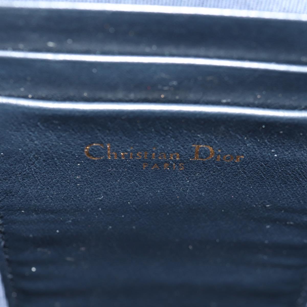 Christian Dior Trotter Canvas Dior 30 Montaigne Chain Pouch Navy Auth 147260A