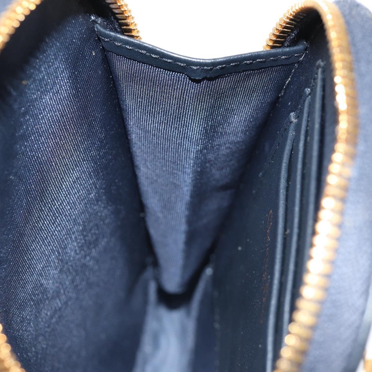 Christian Dior Trotter Canvas Dior 30 Montaigne Chain Pouch Navy Auth 147260A