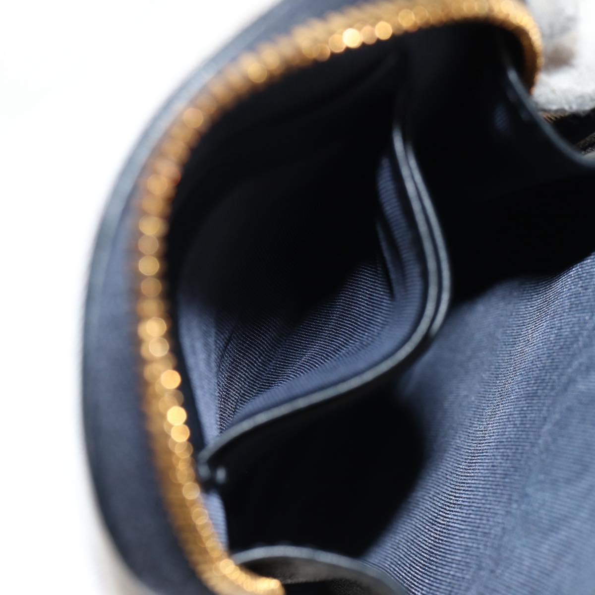 Christian Dior Trotter Canvas Dior 30 Montaigne Chain Pouch Navy Auth 147260A