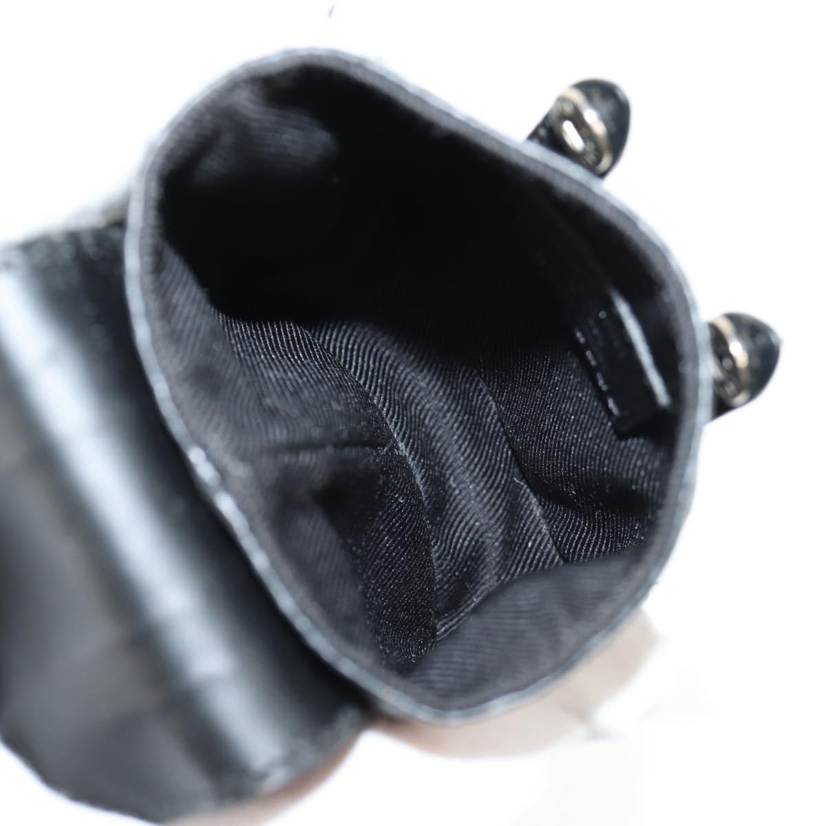 LOUIS VUITTON Monogram Eclipse Bijoux Sac Mini Christopher M77166 Auth 147262M