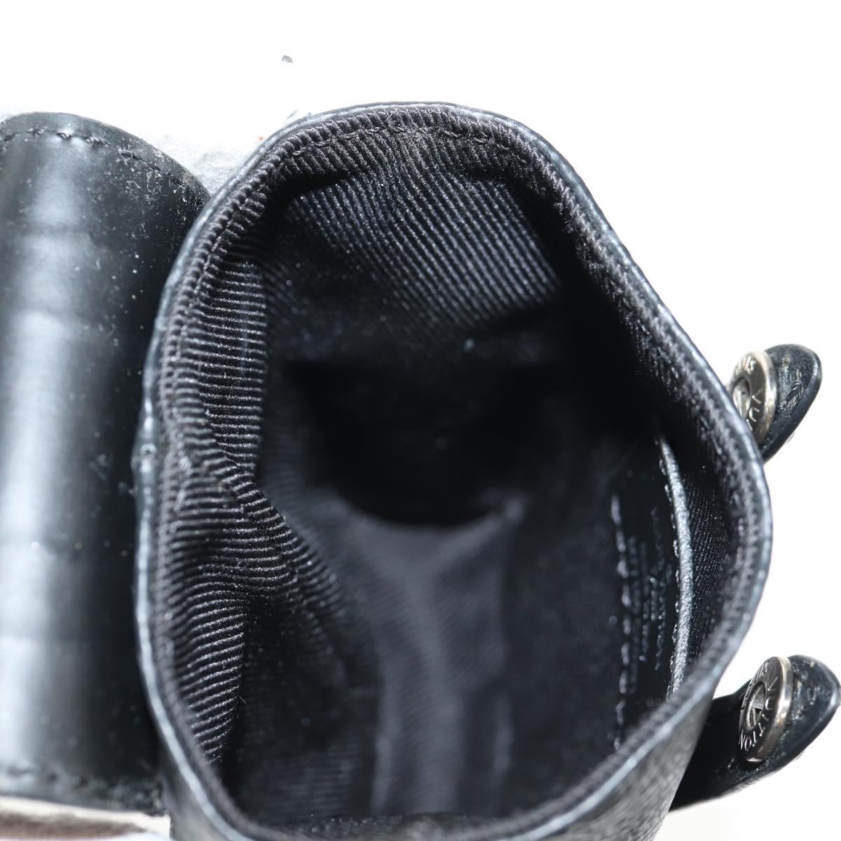 LOUIS VUITTON Monogram Eclipse Bijoux Sac Mini Christopher M77166 Auth 147262M