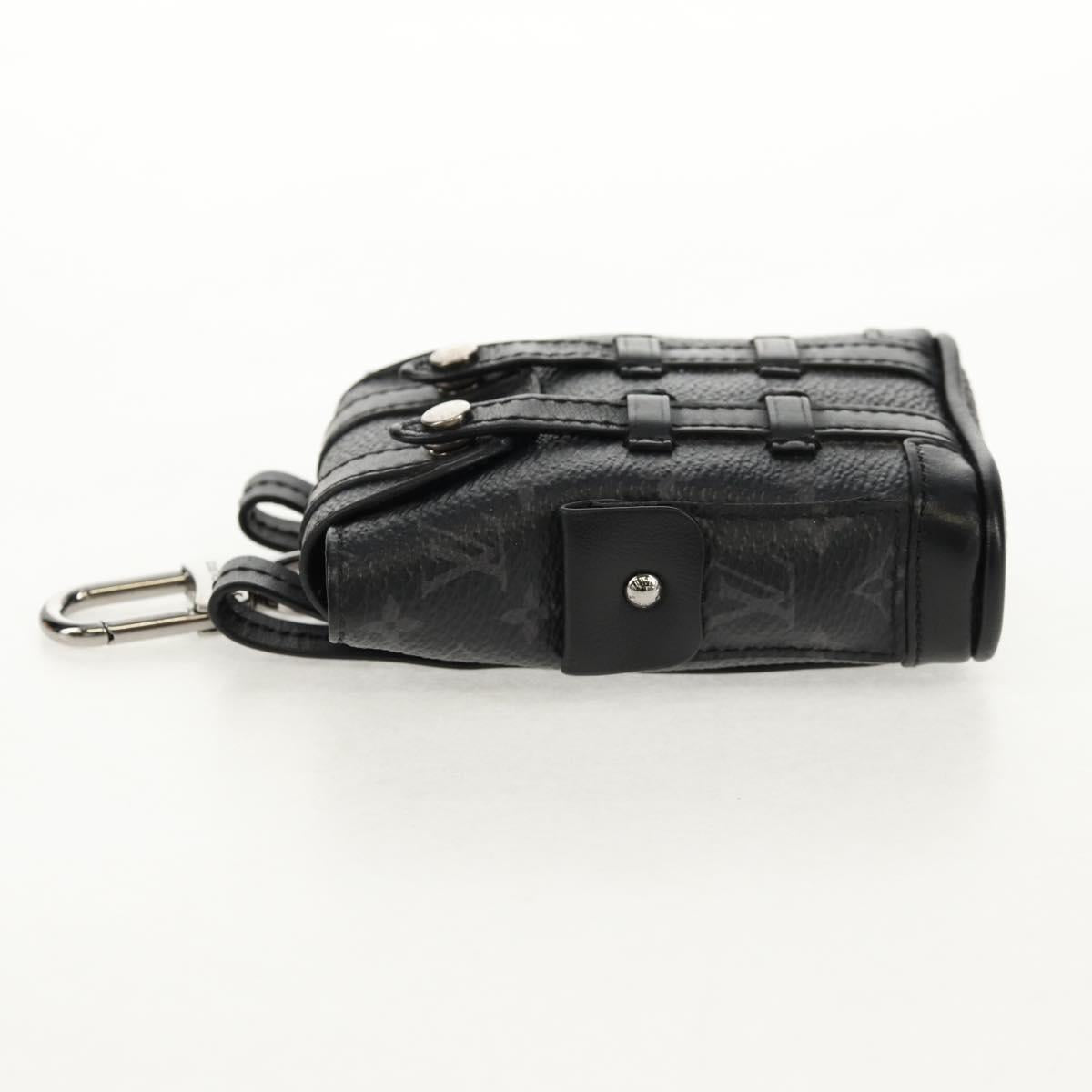 LOUIS VUITTON Monogram Eclipse Bijoux Sac Mini Christopher M77166 Auth 147262M