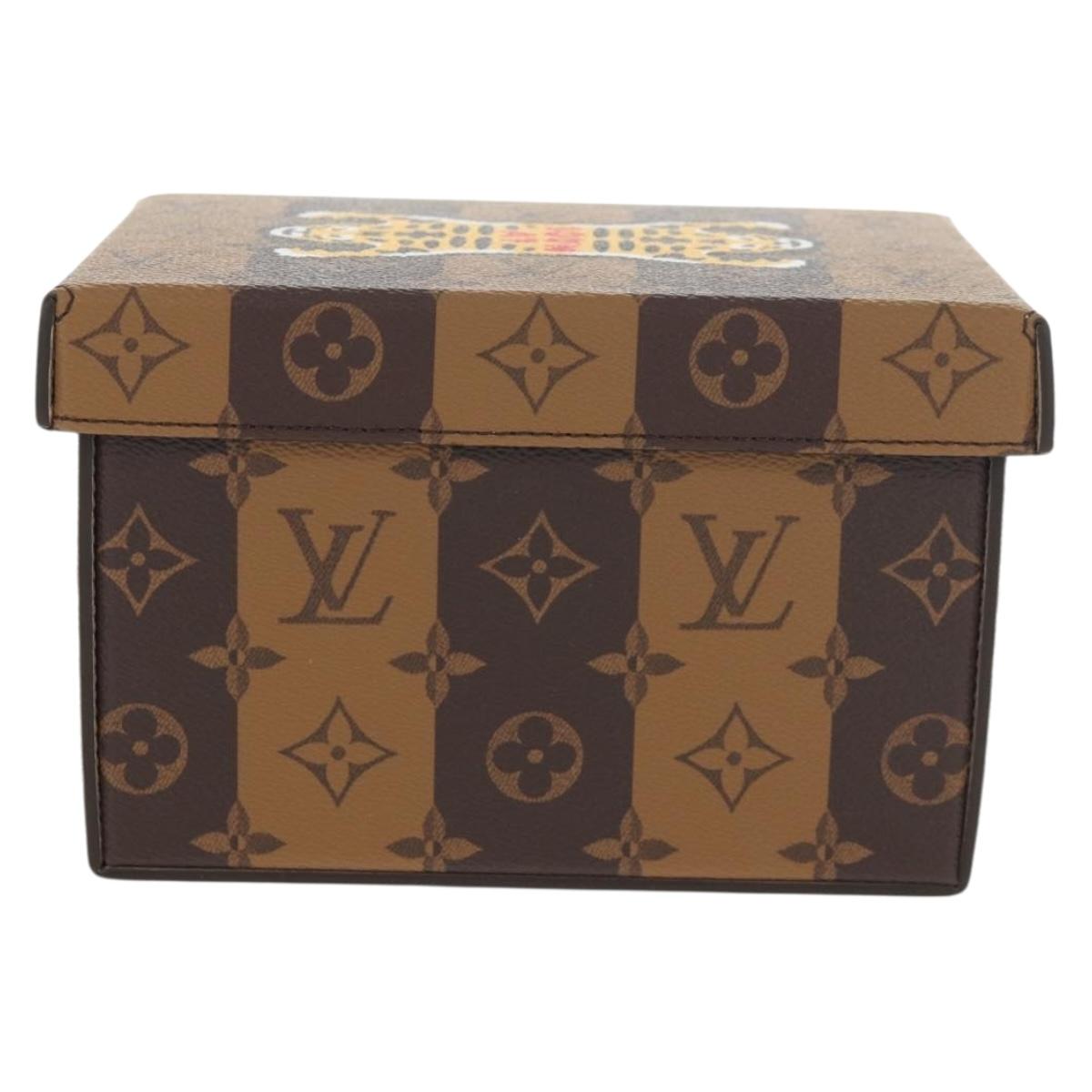 LOUIS VUITTON Monogram Stripe LVxNIGO Monogram Box Trunk LV Auth 147268SM