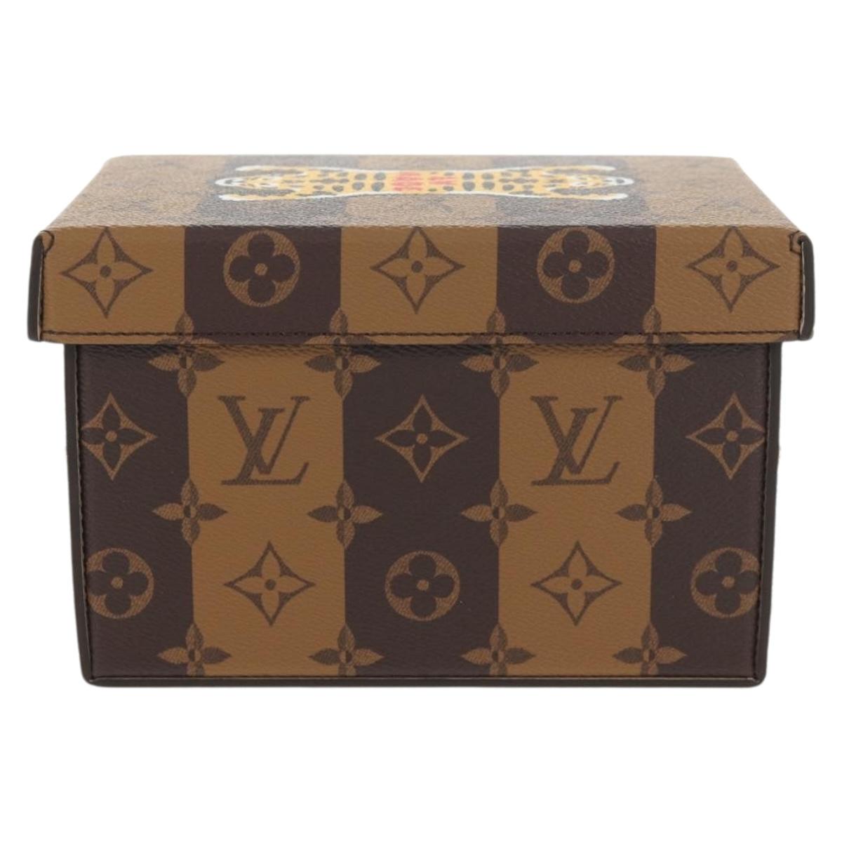 LOUIS VUITTON Monogram Stripe LVxNIGO Monogram Box Trunk LV Auth 147268SM