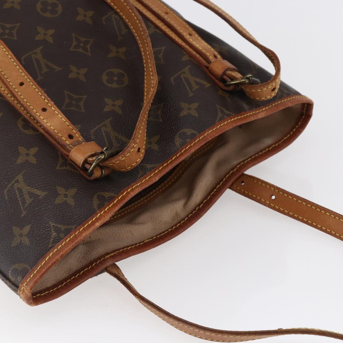 LOUIS VUITTON Monogram Bucket GM Shoulder Bag M42236 LV Auth 147272