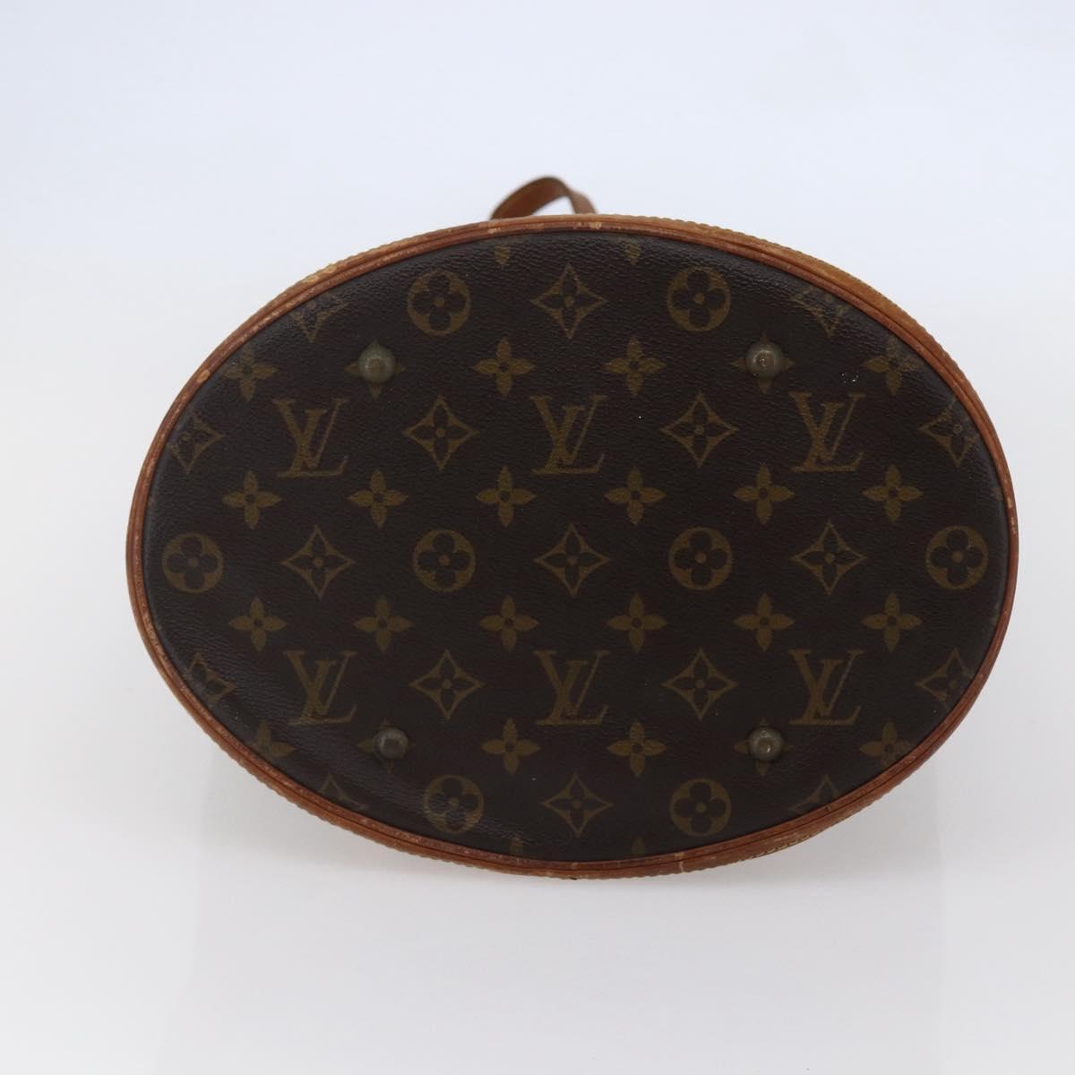 LOUIS VUITTON Monogram Bucket GM Shoulder Bag M42236 LV Auth 147272