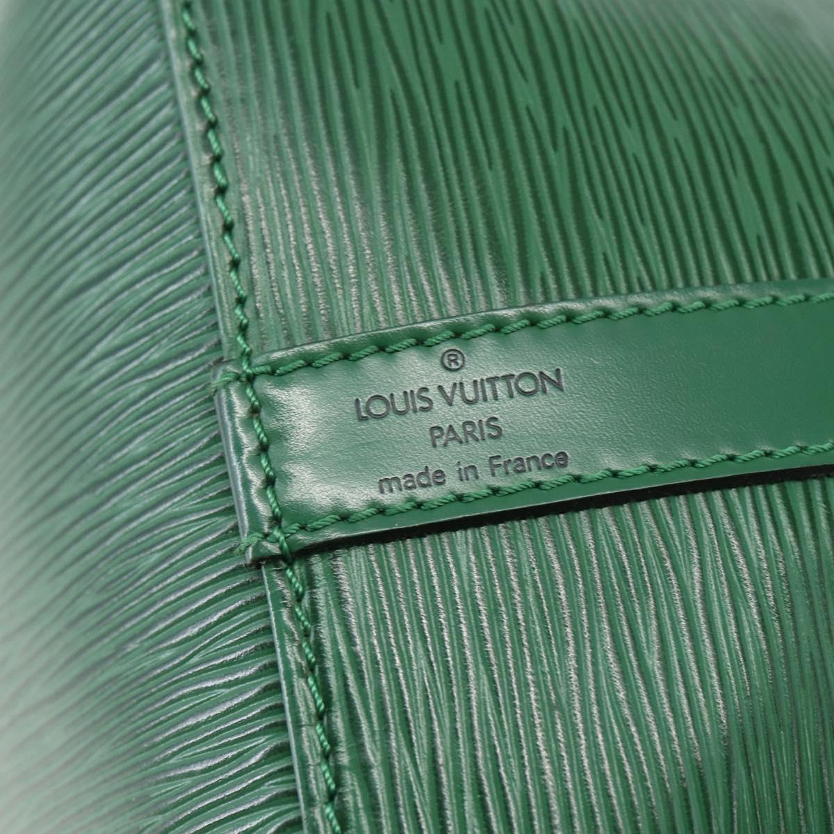 LOUIS VUITTON Epi Petit Noe Shoulder Bag Green M44104 LV Auth 147274