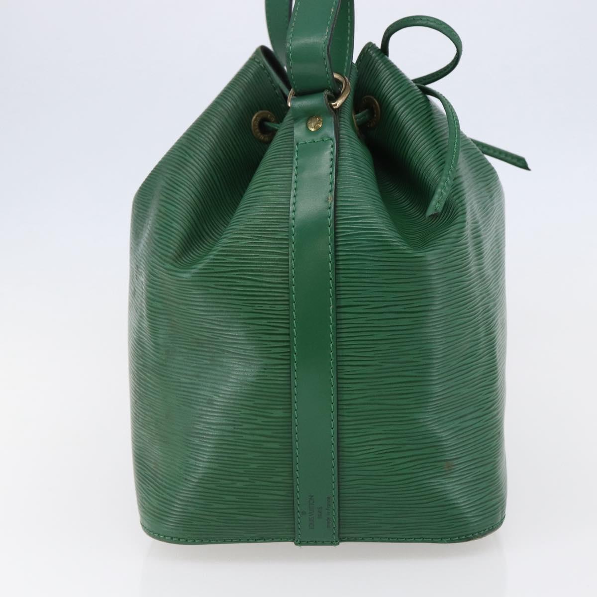 LOUIS VUITTON Epi Petit Noe Shoulder Bag Green M44104 LV Auth 147274