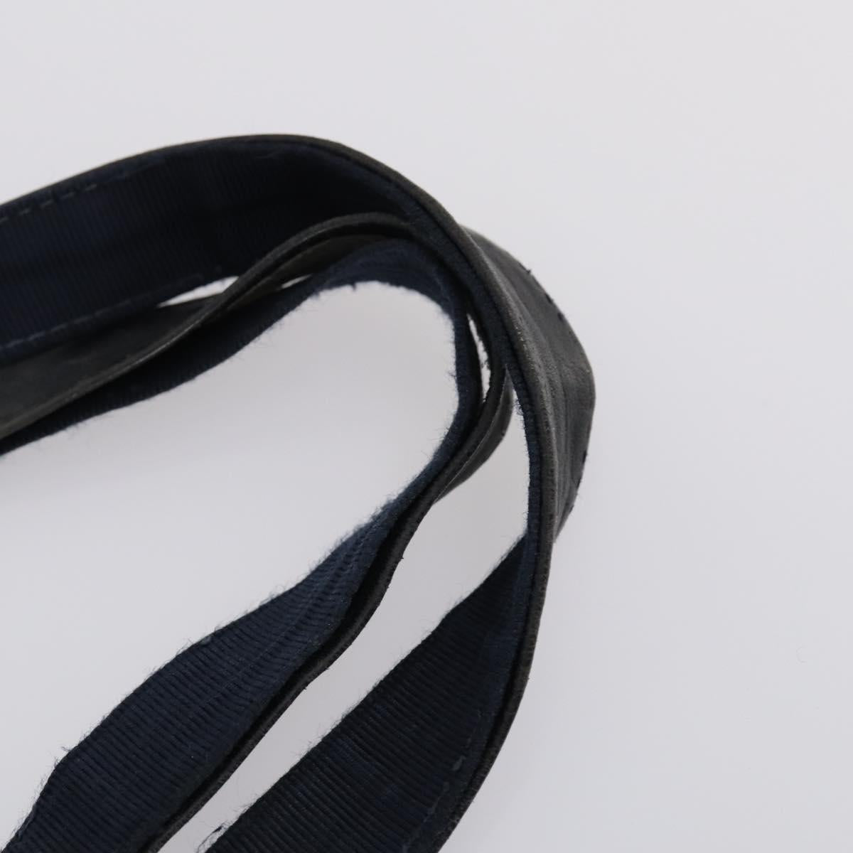 Salvatore Ferragamo Vala Shoulder Bag Leather 2Set Brown Navy Auth 147275