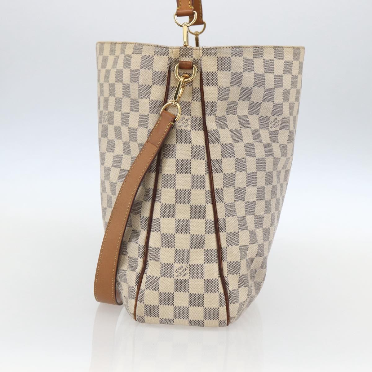 LOUIS VUITTON Damier Azur Sophie Shoulder Bag 2way N41216 LV Auth 147285A
