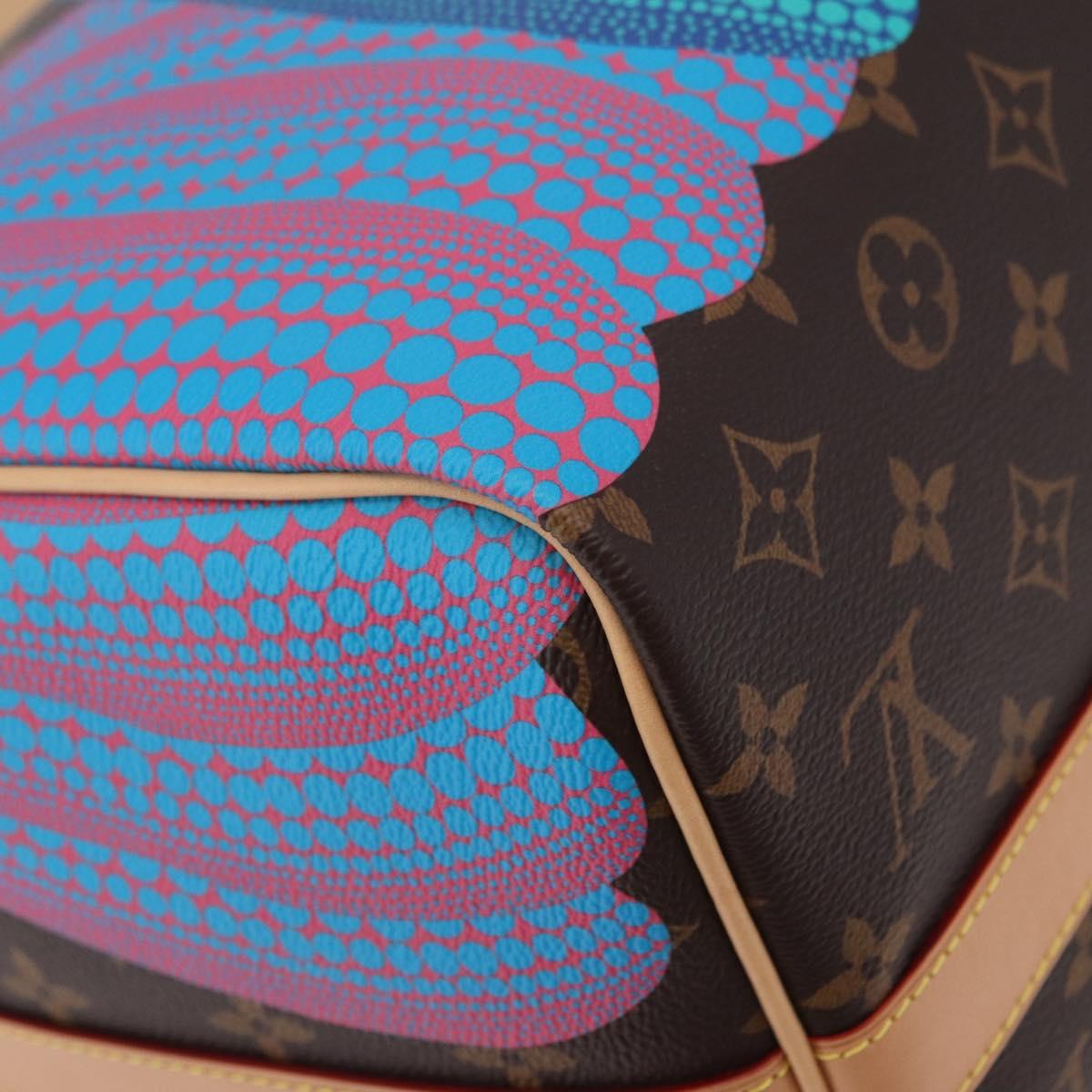 LOUIS VUITTON Yayoi Kusama Keepall Bandouliere 45 Bag M46441 LV Auth 147286SM