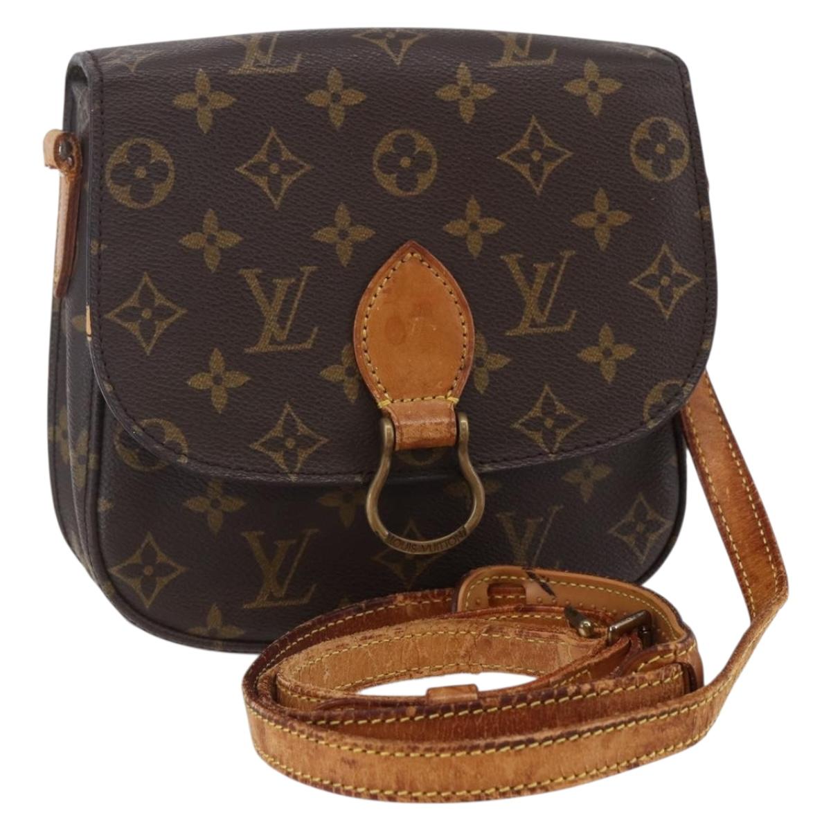 LOUIS VUITTON Monogram Saint Cloud MM Shoulder Bag M51243 LV Auth 147313