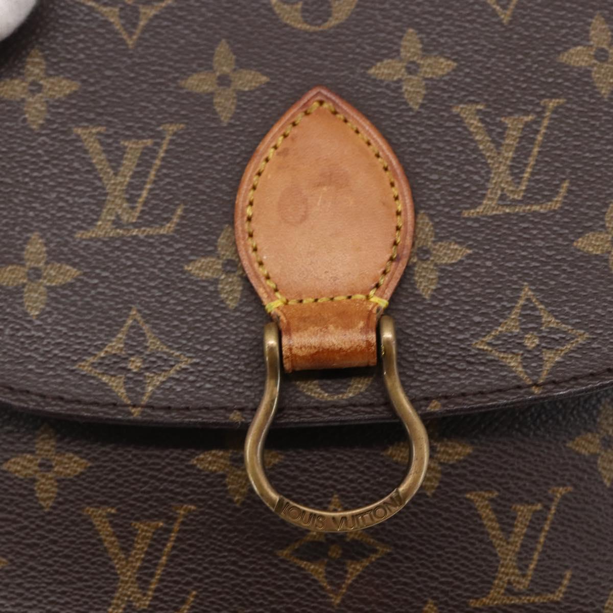 LOUIS VUITTON Monogram Saint Cloud MM Shoulder Bag M51243 LV Auth 147313