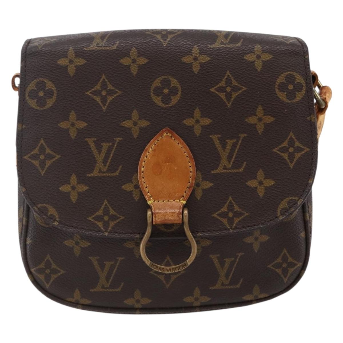 LOUIS VUITTON Monogram Saint Cloud MM Shoulder Bag M51243 LV Auth 147313