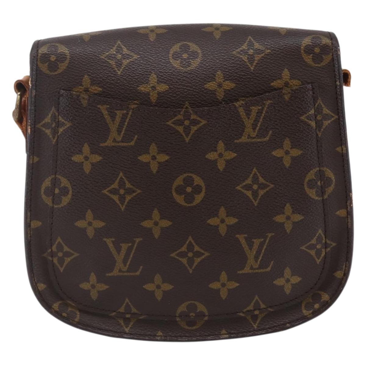 LOUIS VUITTON Monogram Saint Cloud MM Shoulder Bag M51243 LV Auth 147313