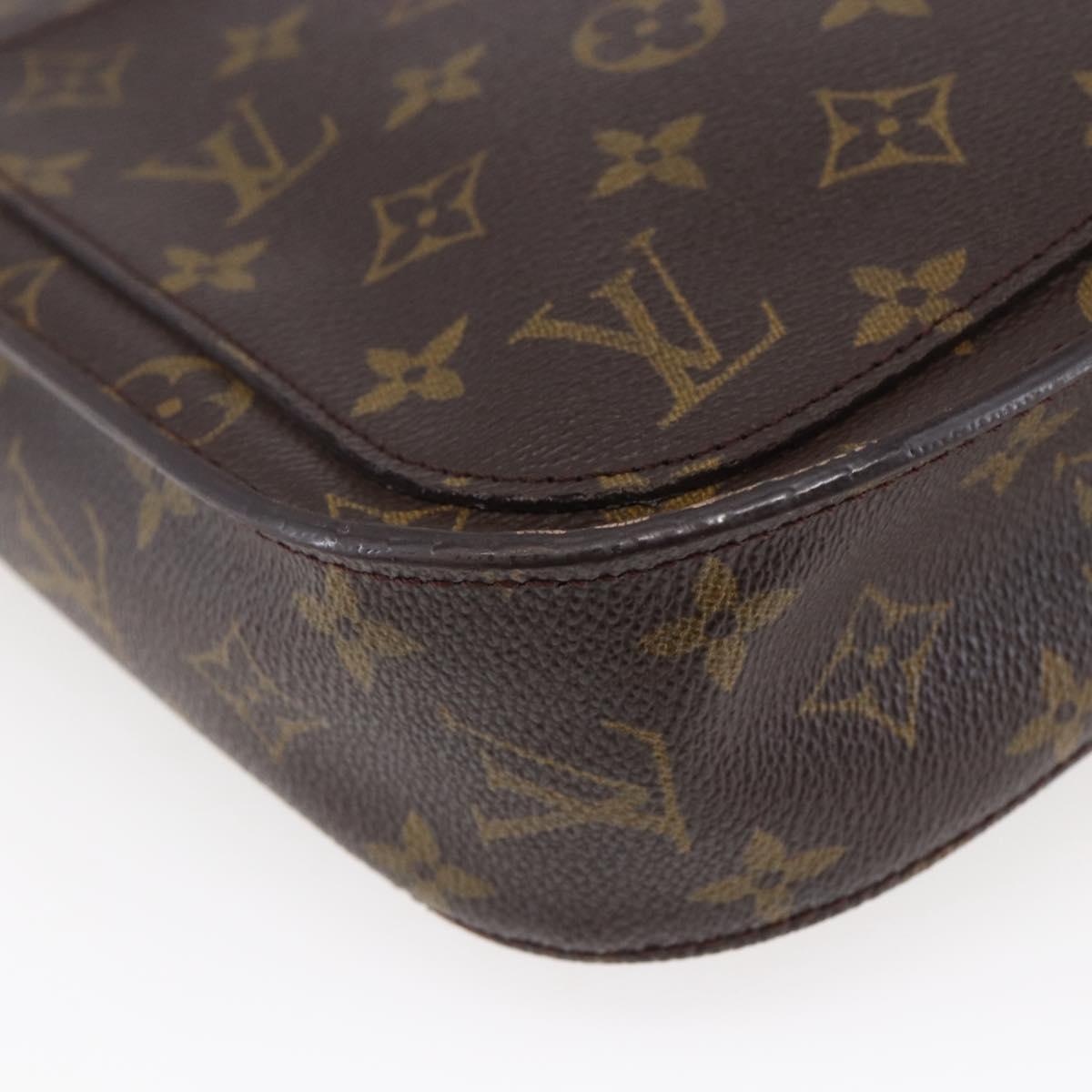 LOUIS VUITTON Monogram Saint Cloud GM Shoulder Bag M51242 LV Auth 147314
