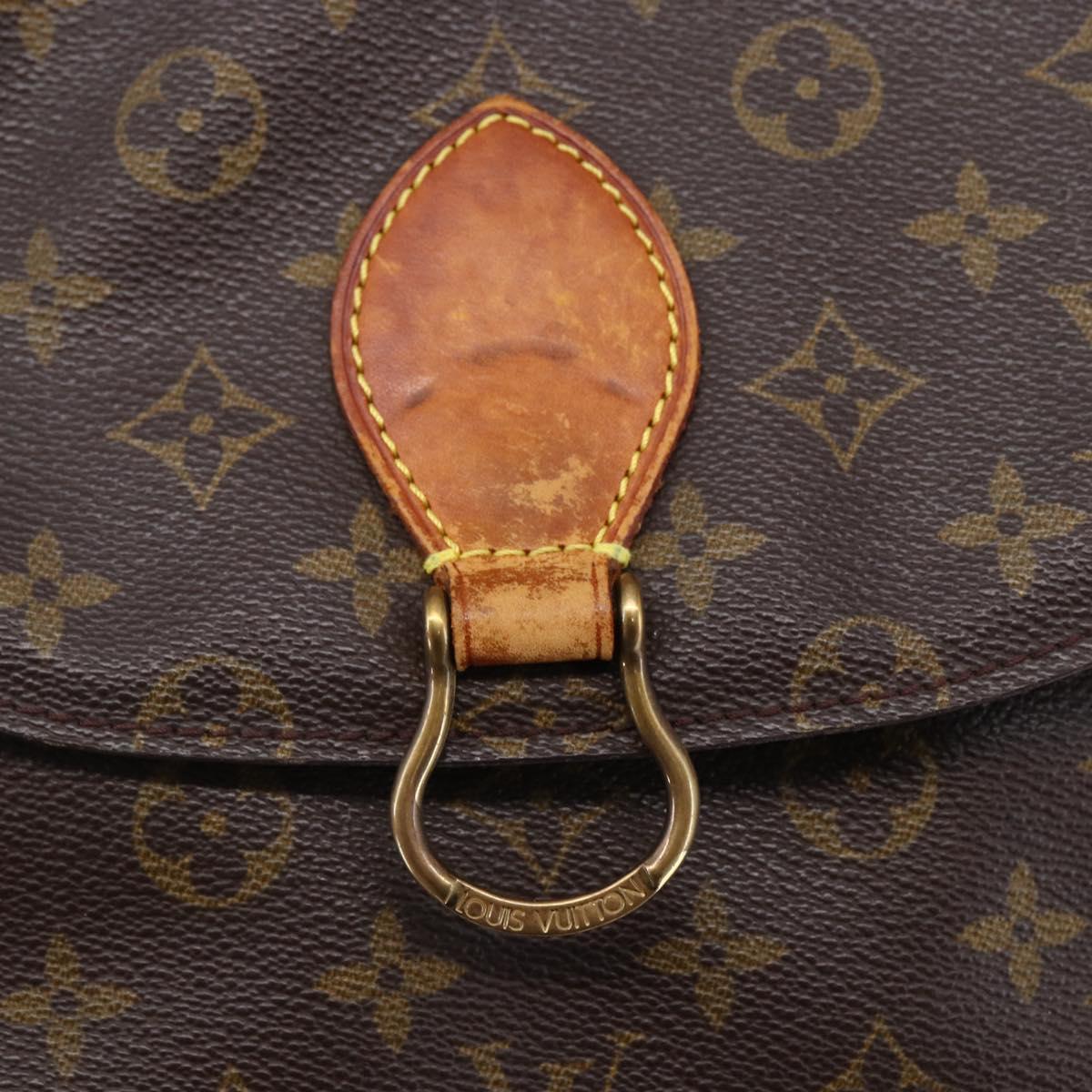 LOUIS VUITTON Monogram Saint Cloud GM Shoulder Bag M51242 LV Auth 147314