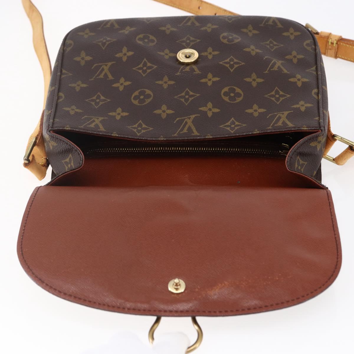 LOUIS VUITTON Monogram Saint Cloud GM Shoulder Bag M51242 LV Auth 147314