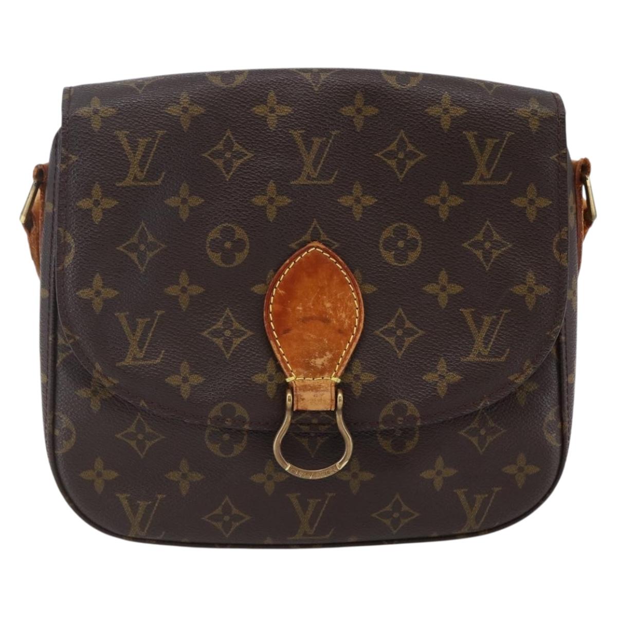 LOUIS VUITTON Monogram Saint Cloud GM Shoulder Bag M51242 LV Auth 147314