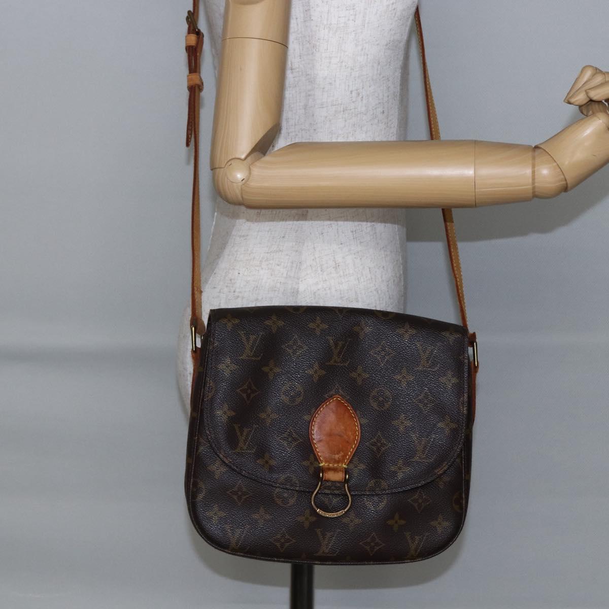 LOUIS VUITTON Monogram Saint Cloud GM Shoulder Bag M51242 LV Auth 147314