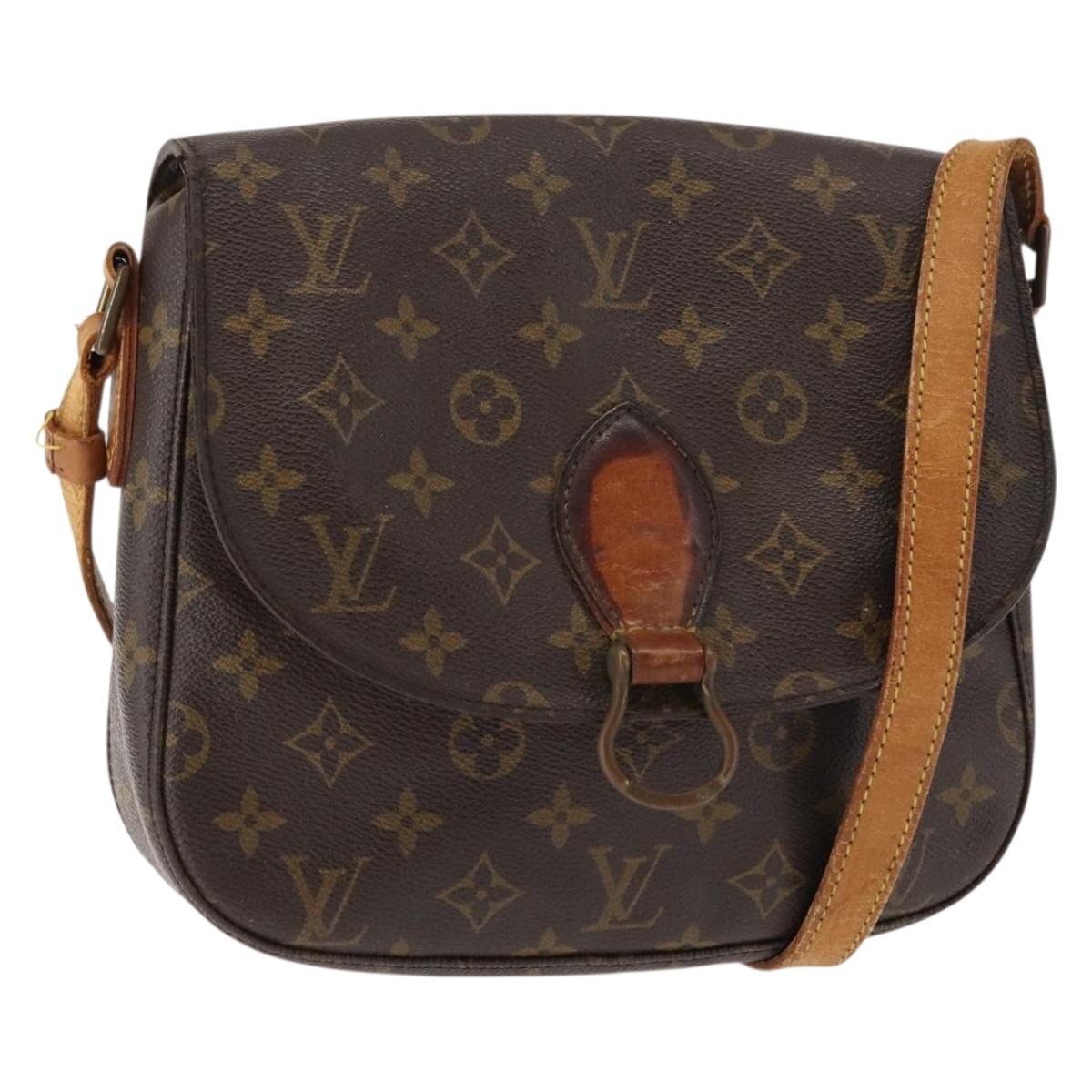 LOUIS VUITTON Monogram Saint Cloud GM Shoulder Bag M51242 LV Auth 147315