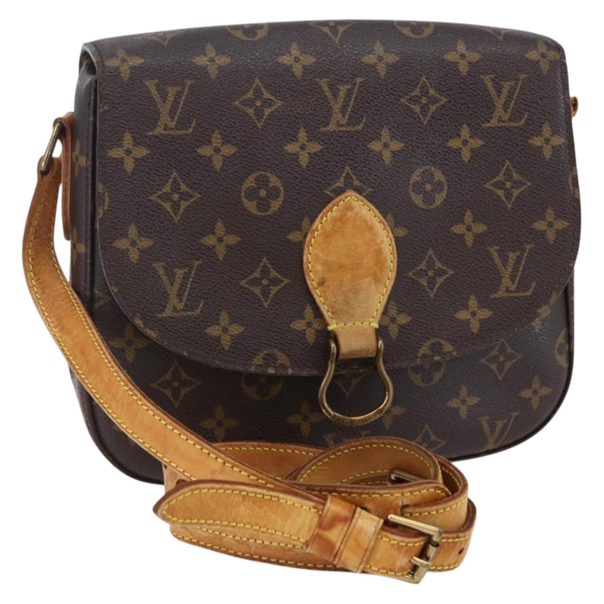 LOUIS VUITTON Monogram Saint Cloud GM Shoulder Bag M51242 LV Auth 147316