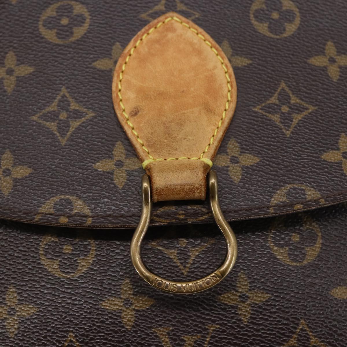 LOUIS VUITTON Monogram Saint Cloud GM Shoulder Bag M51242 LV Auth 147316