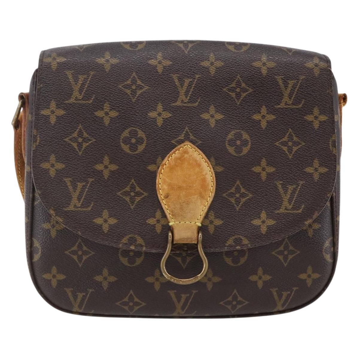 LOUIS VUITTON Monogram Saint Cloud GM Shoulder Bag M51242 LV Auth 147316
