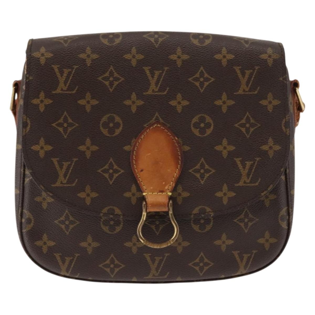 LOUIS VUITTON Monogram Saint Cloud GM Shoulder Bag M51242 LV Auth 147317