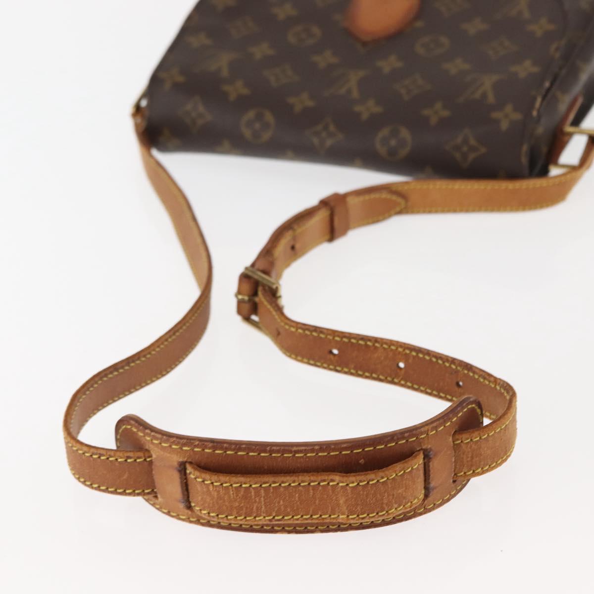 LOUIS VUITTON Monogram Saint Cloud GM Shoulder Bag M51242 LV Auth 147317