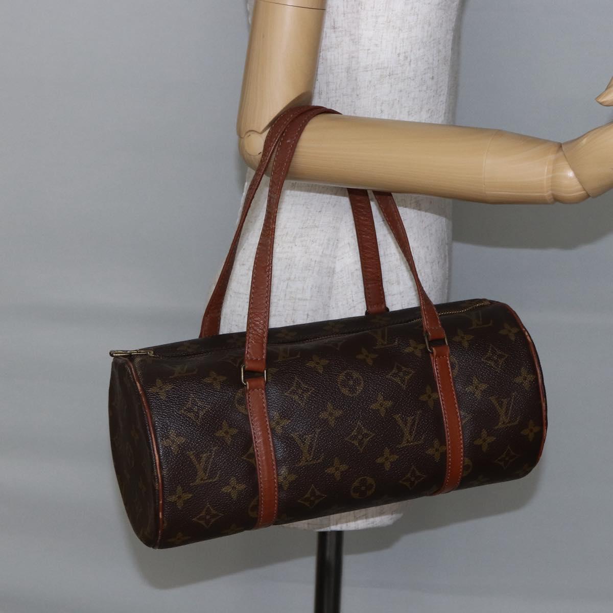 LOUIS VUITTON Monogram Papillon 30 Hand Bag Old model M51385 LV Auth 147320
