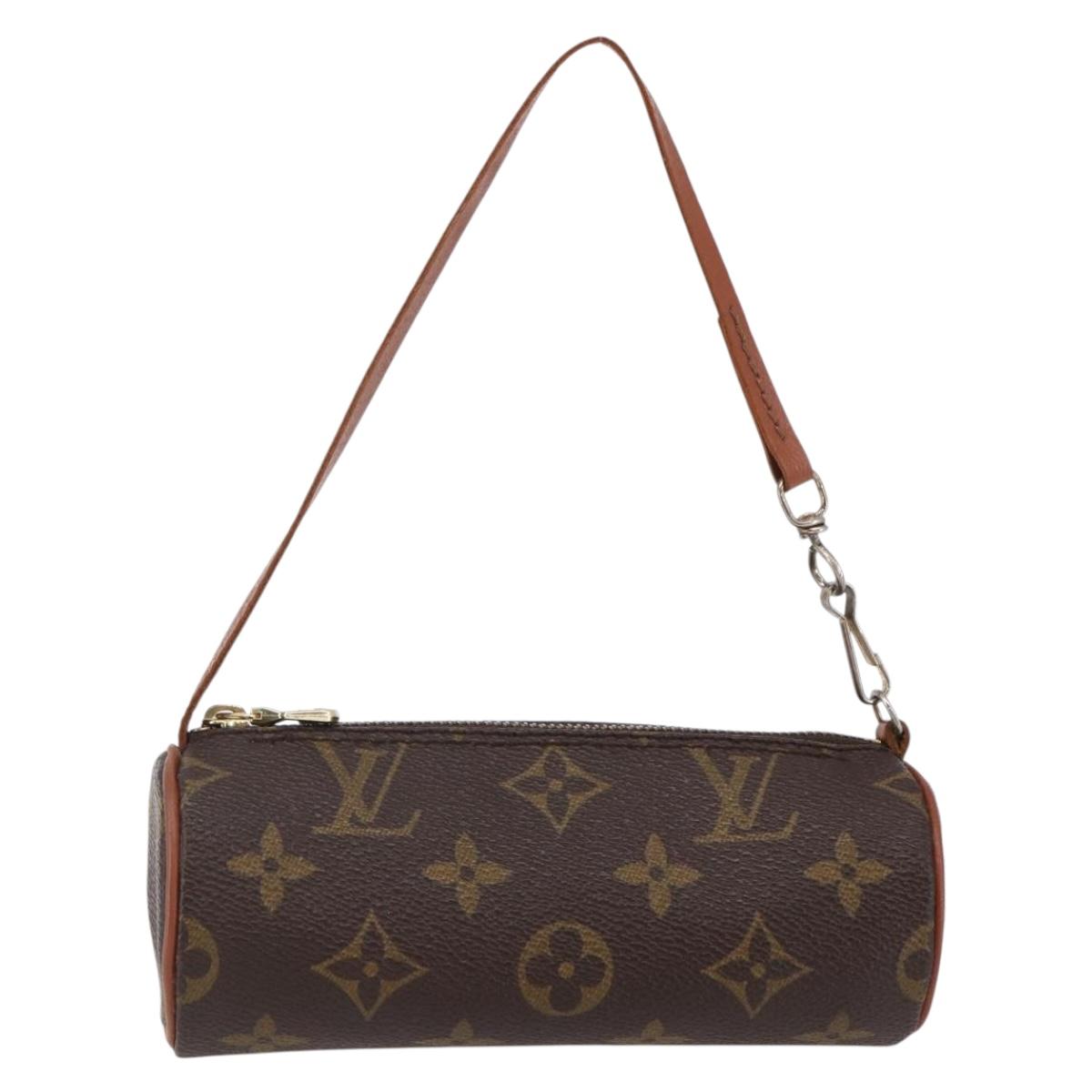 LOUIS VUITTON Monogram Papillon Pouch LV Auth 147321