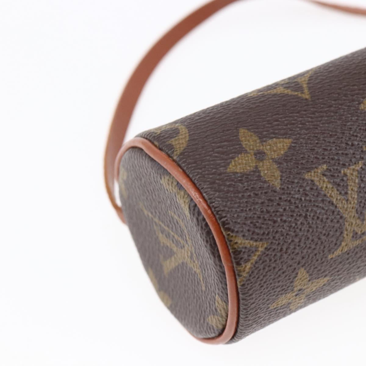 LOUIS VUITTON Monogram Papillon Pouch LV Auth 147321