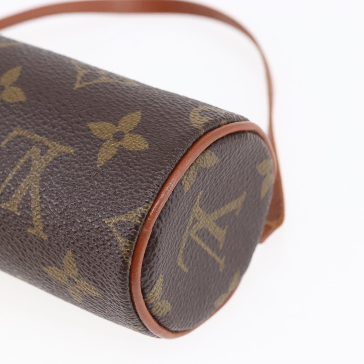 LOUIS VUITTON Monogram Papillon Pouch LV Auth 147321