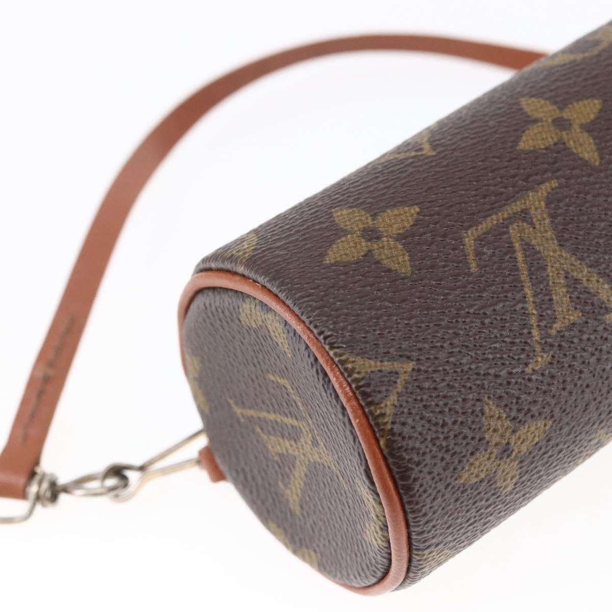 LOUIS VUITTON Monogram Papillon Pouch LV Auth 147321