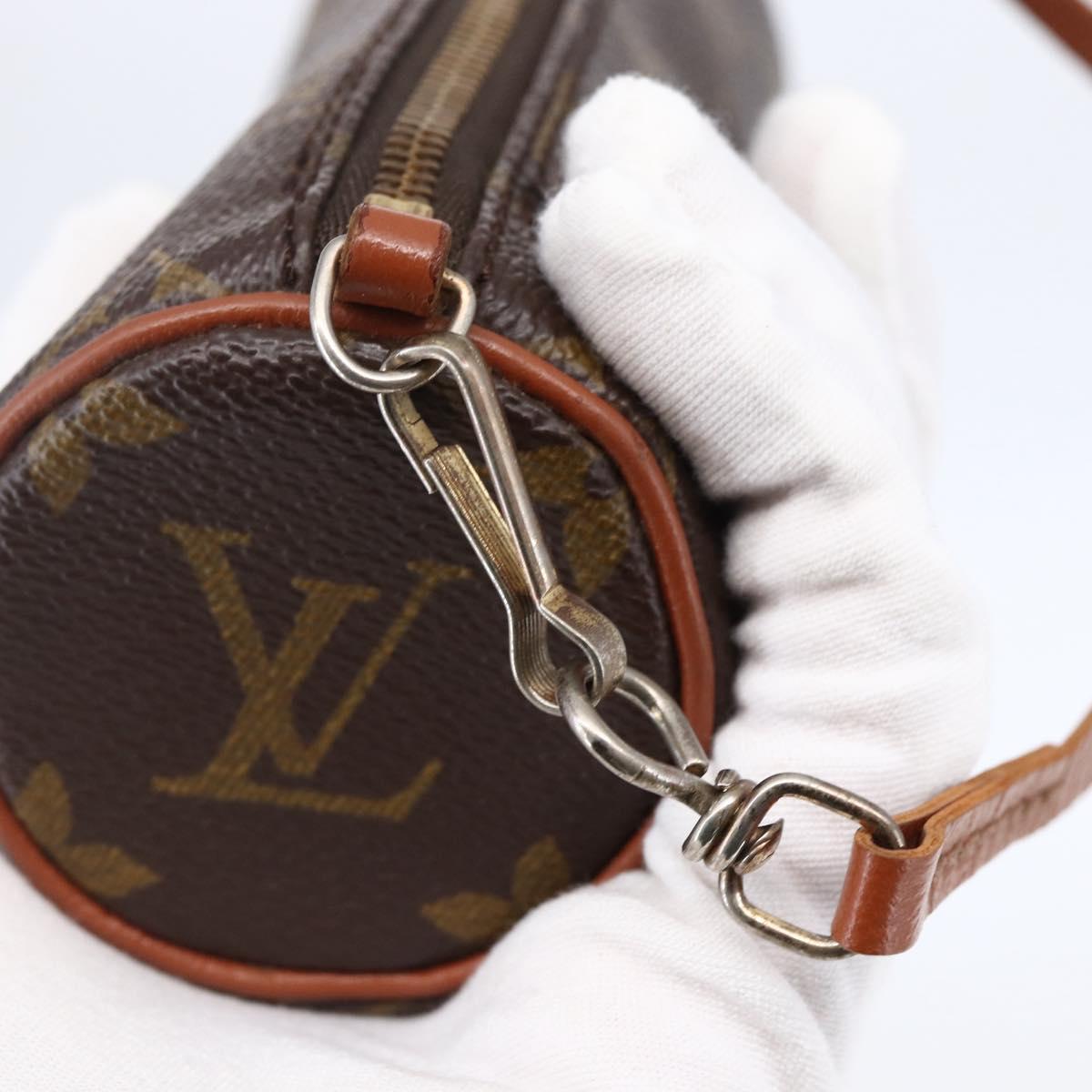 LOUIS VUITTON Monogram Papillon Pouch LV Auth 147321
