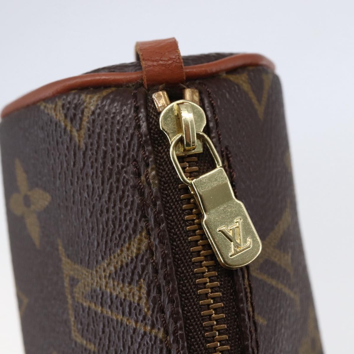 LOUIS VUITTON Monogram Papillon Pouch LV Auth 147321